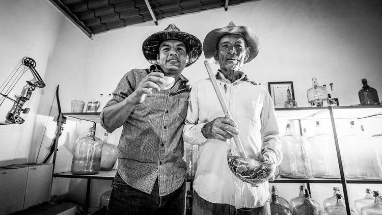 Mezcal Artesanal Noble Coyote. Herstellung von nachhaltig angebauten, wildwachsenden Agaven. Ein einzigartiges Geschmacksspektrum. Hier kaufen bei Pacific and Lime.