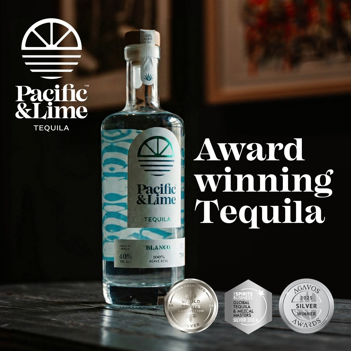 Pacific & Lime Tequila | Blanco · 100% Agave | 70cl · 40% vol