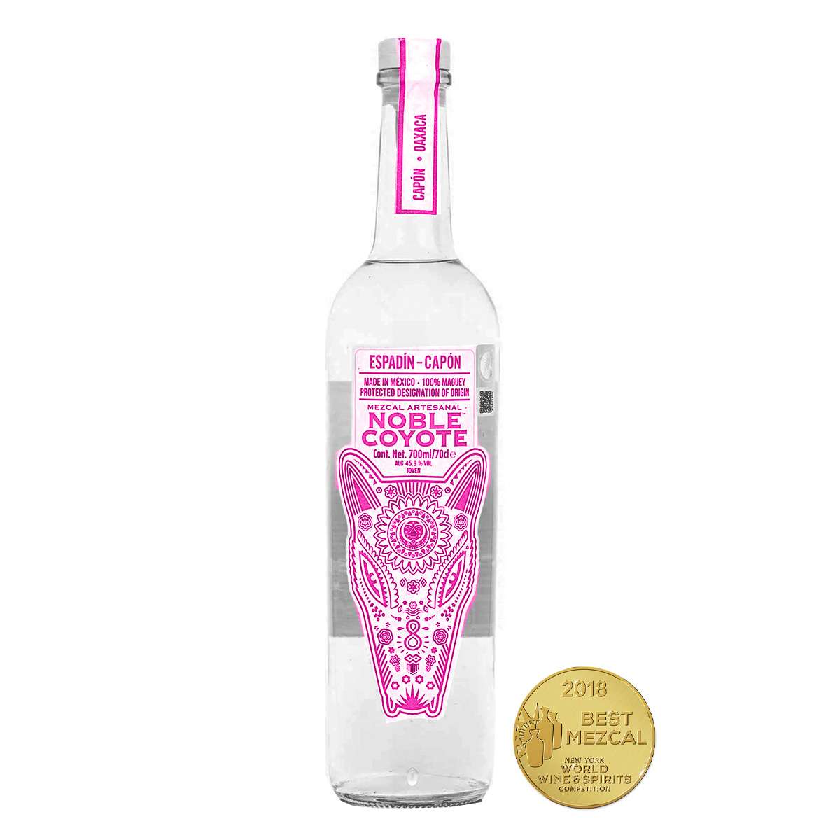 Noble Coyote Mezcal | Espadín - Capón | 70cl ∙ 45% vol - Pacific & Lime
