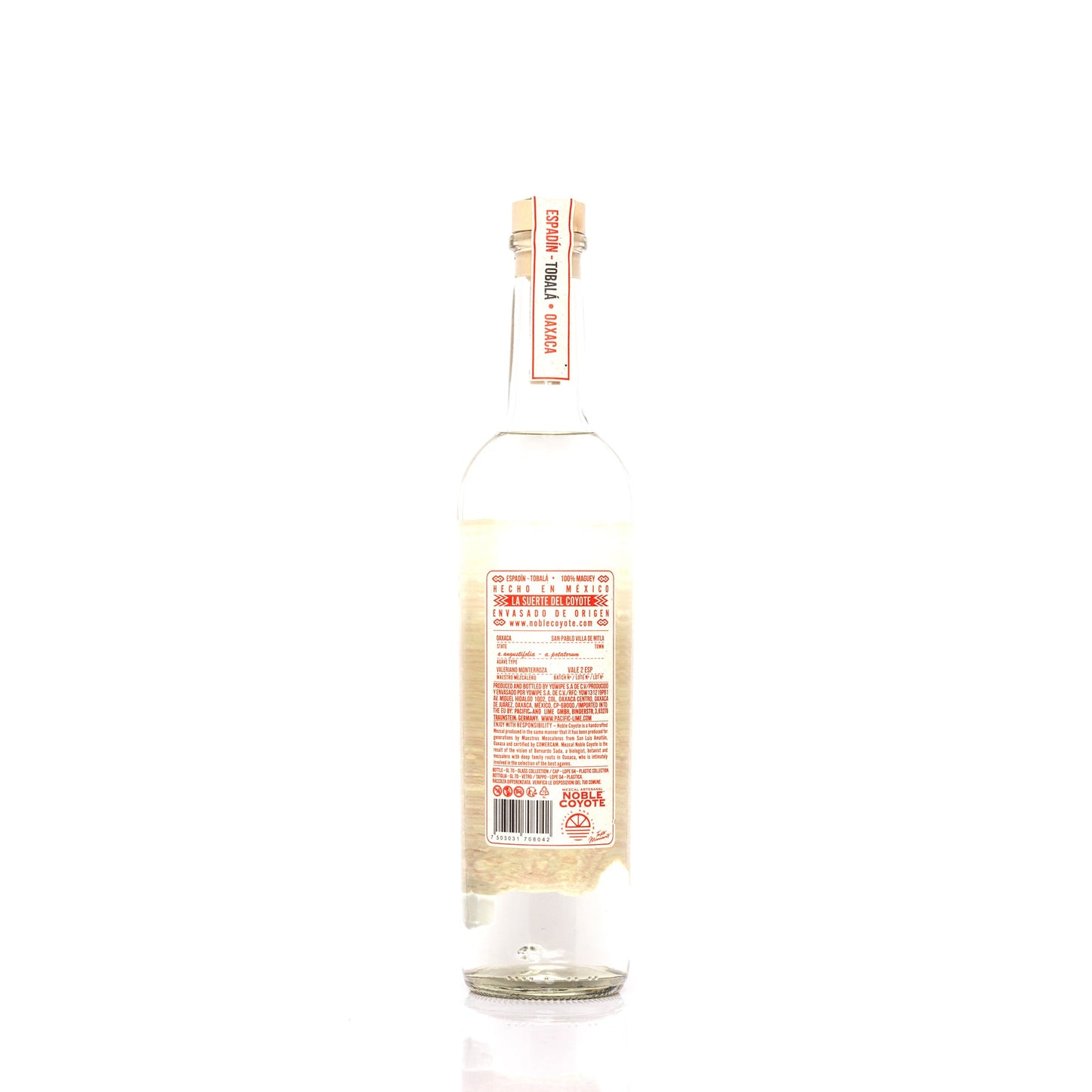 Mezcal Noble Coyote | Espadín-Tobalá 70cl ∙ 45% - Pacific and Lime