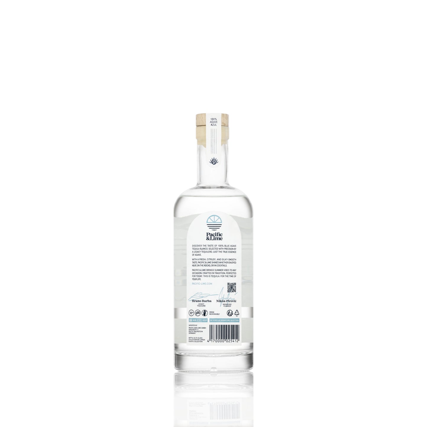 Pacific & Lime Tequila | Blanco  ·  100% Agave | 70cl  · 40% vol