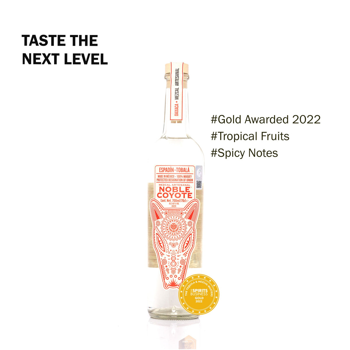Noble Coyote Mezcal | Espadín-Tobalá | 70cl ∙ 45% vol - Pacific & Lime