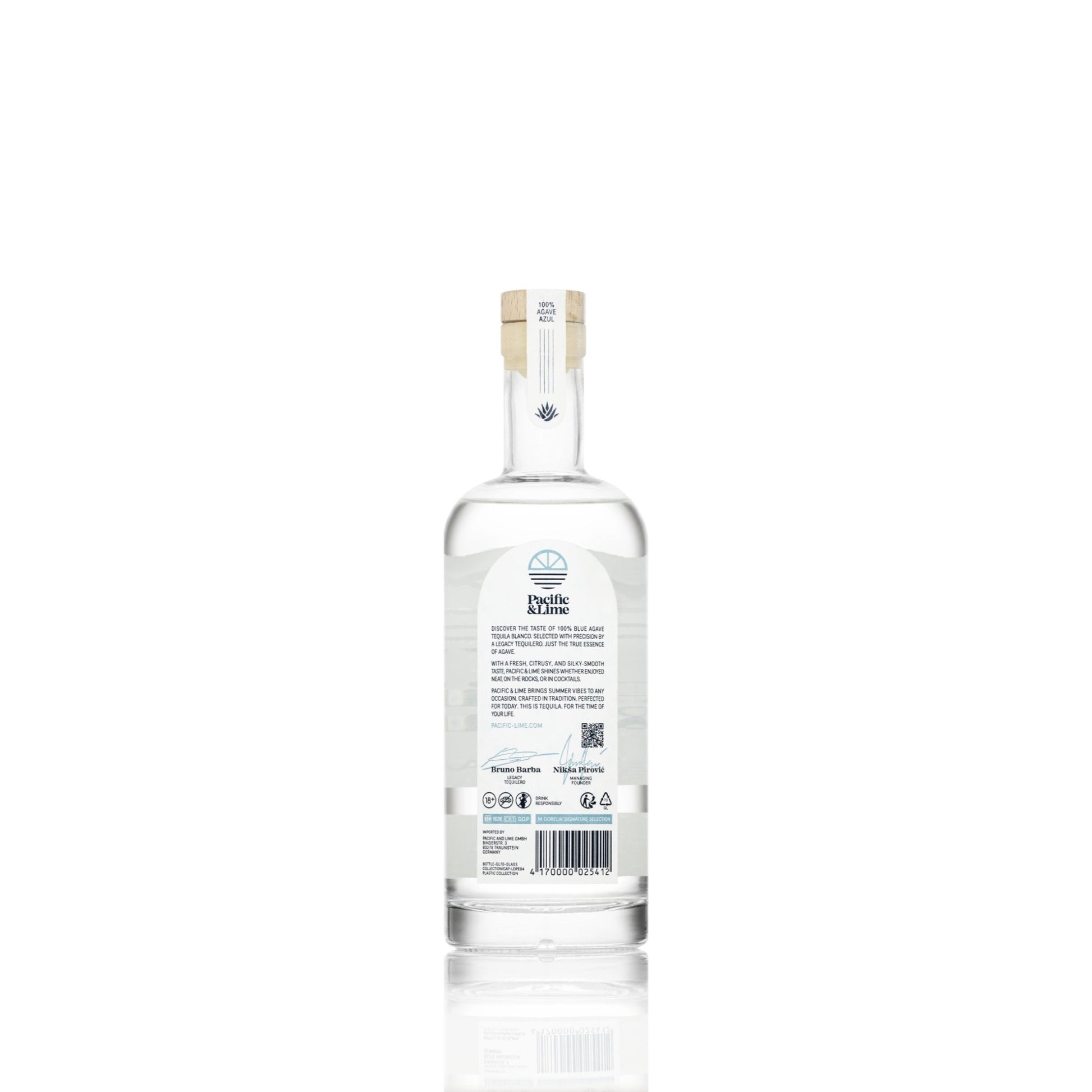 Pacific & Lime Tequila | Blanco · 100% Agave | 70cl · 40% vol - Pacific & Lime