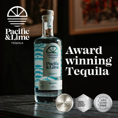 Pacific & Lime Tequila | Blanco · 100% Agave | 70cl · 40% vol Award winning medals