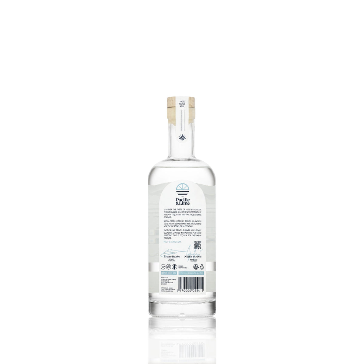 Pacific & Lime Tequila Blanco – 100% Agave · 70cl · 40% vol - Pacific & Lime