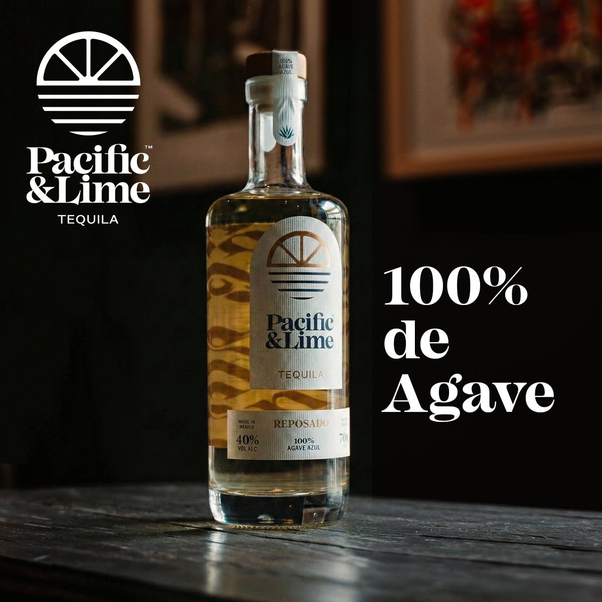 Pacific & Lime Tequila | Reposado · 100% Agave | 70cl 40% vol - Pacific & Lime
